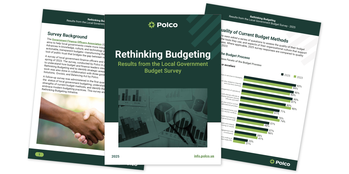 Rethinking Budgeting Survey Report 2025 by Polco (thumbnail)