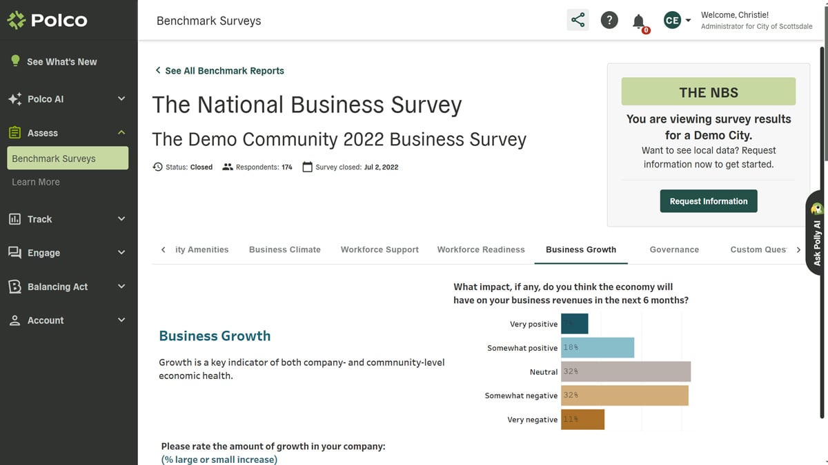 Polco Benchmark Survey Report - The NBS - screenshot