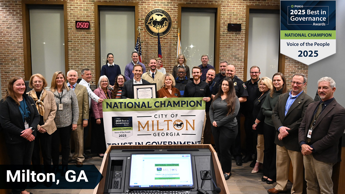 Polco Blog - Milton, Georgia: A Champion in Building Public Trust