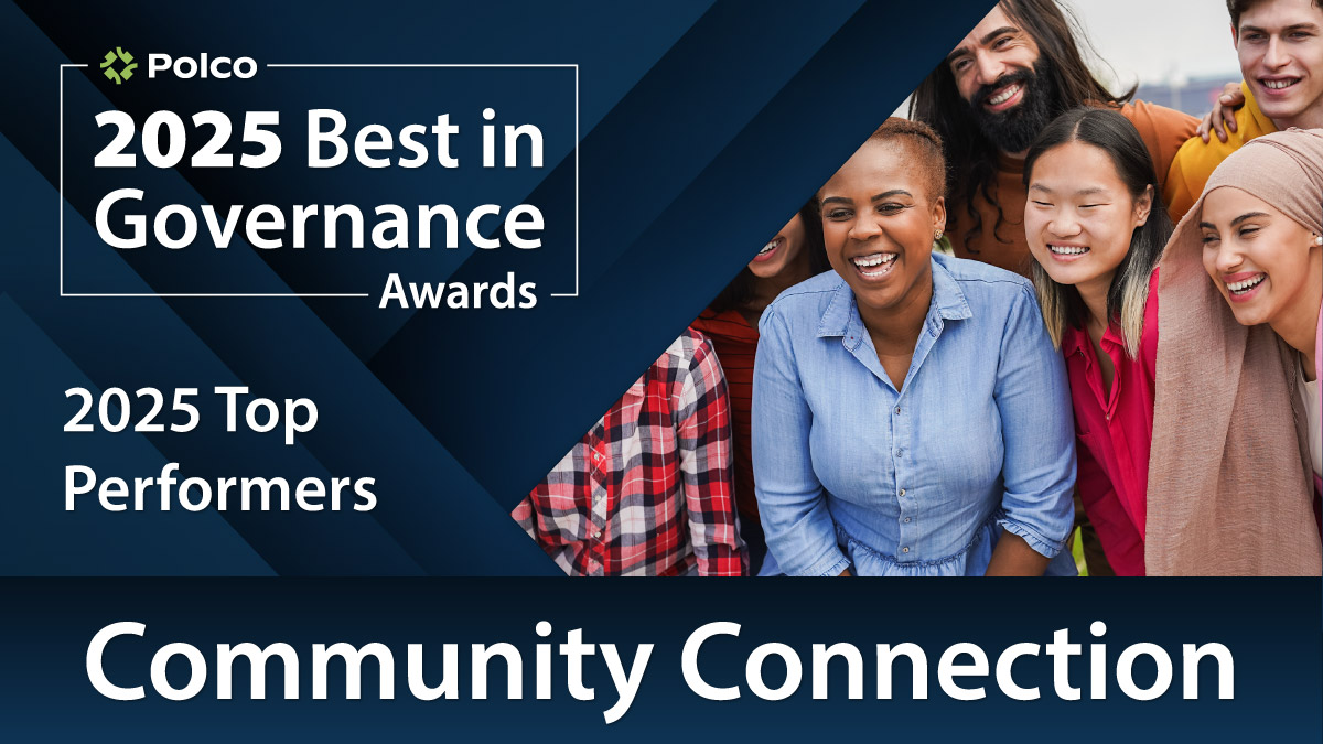 Polco Blog - Polco's Best in Governance Awards - 2025 - Top Performers in Community Connection