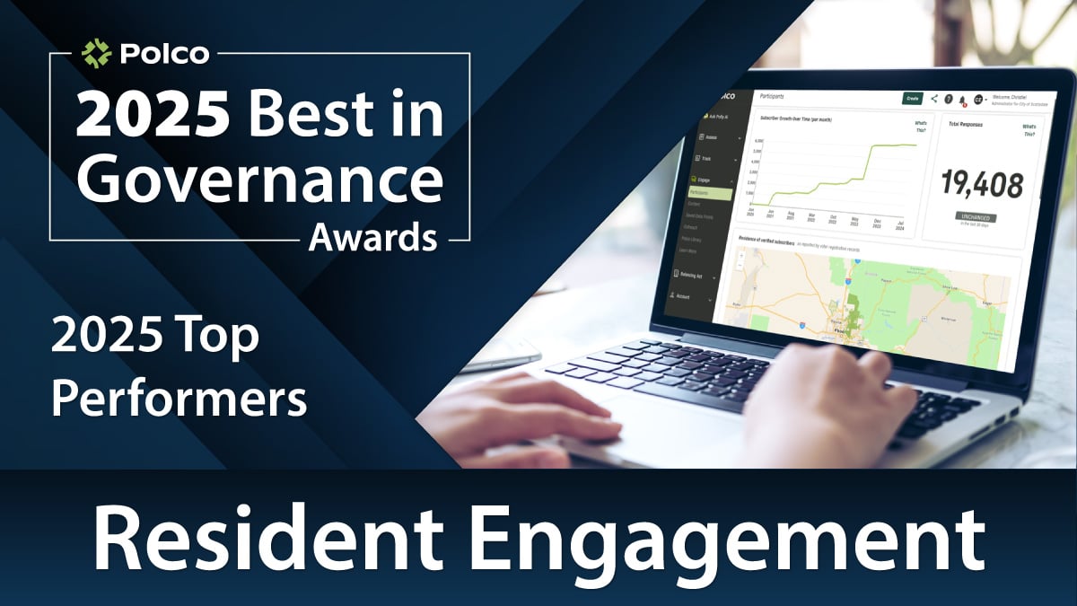 Polco Blog - Polco's Best in Governance Awards - 2025 - Trust in Government