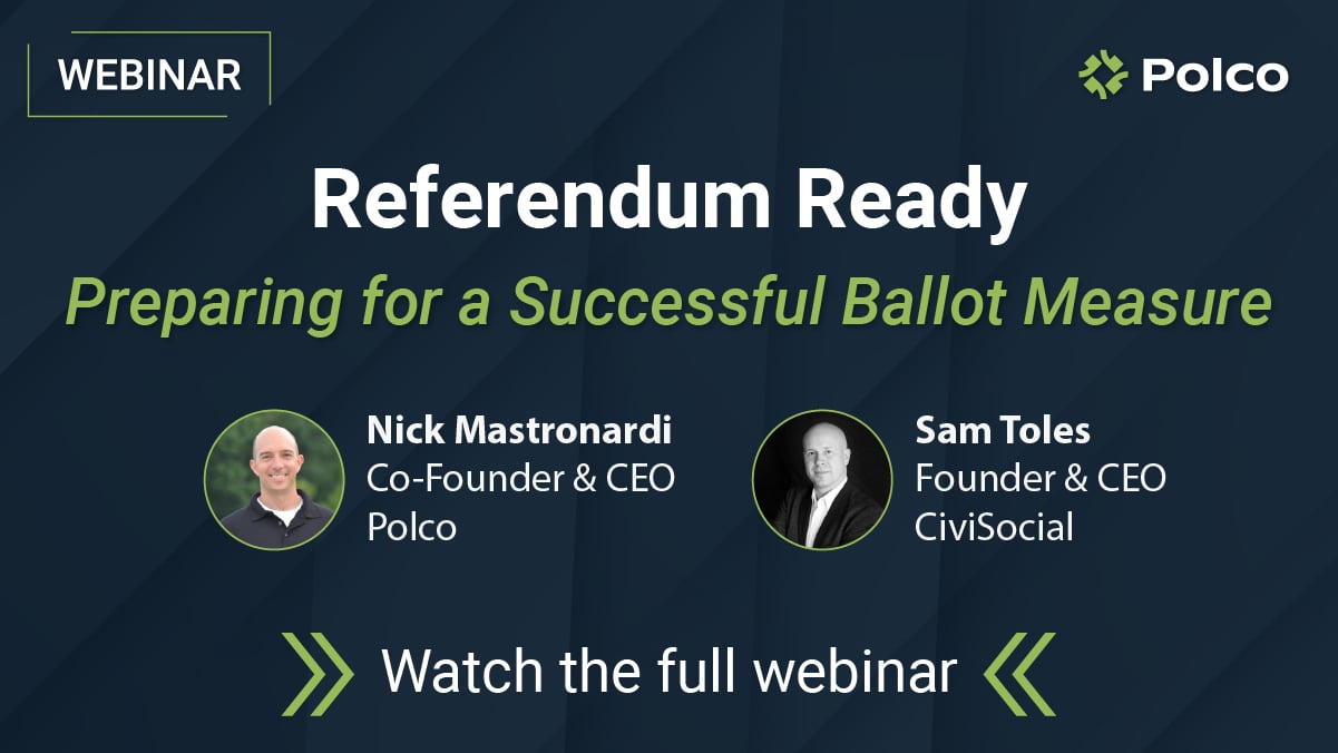 Polco Webinar: Referendum Ready: Preparing for a Successful Ballot Measure